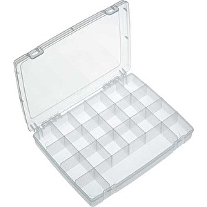 Plastový organizér 325x255x52mm, 21 priehradok, PP19221N