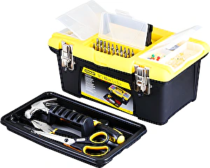 Box na náradie 16" 40,5x25,5x28,5cm s kovovými zámkami Jumbo Stanley