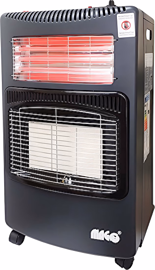 Kombinovaný plynový 4,2kW a elektrický 1,14kW ohrievač skladací Magg