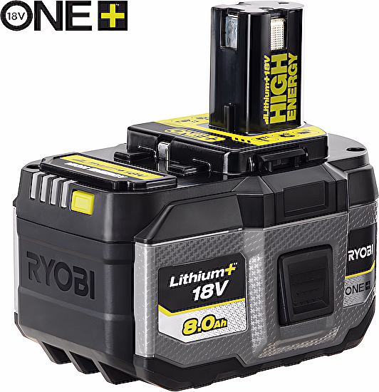 Akumulátor 8.0Ah 18V Lithium+ HIGH ENERGY RB1880T Ryobi