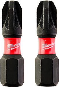 Skrutkovací bit Shockwave PZ3 25mm (2ks) Milwaukee