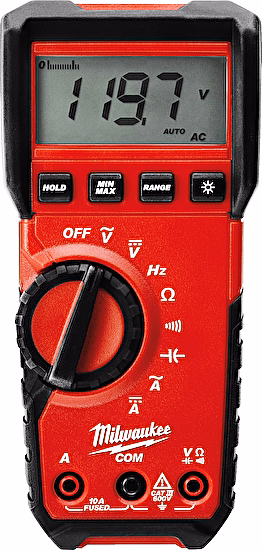 Ľahký multimeter CAT III 600 V 2216-40 Milwaukee