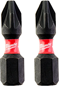 Skrutkovací bit Shockwave PZ2 25mm (2ks) Milwaukee