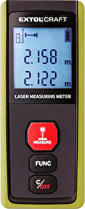 Laserový merač vzdialenosti 0,05-40m EXTOL Craft