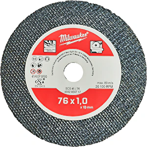 Rezný kotúč 76mm SCS41 (5ks) Milwaukee