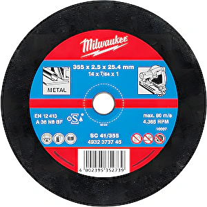 Rezný kotúč 355x2,5mm Milwaukee