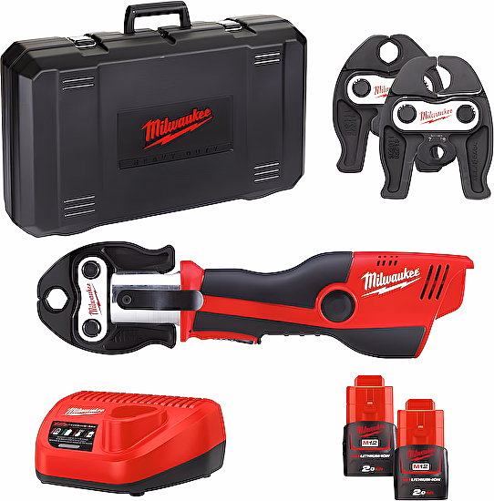 Aku hydraulické lisovacie náradie M12 HPT-202C V-KIT Milwaukee
