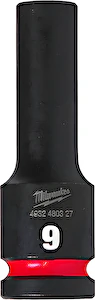 Nástrčný kľúč 1/2" Hex 9mm SHOCKWAVE predĺžený Milwaukee