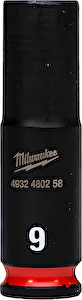 Nástrčný kľúč 1/4" Hex 9mm SHOCKWAVE predĺžený Milwaukee