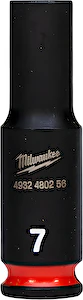 Nástrčný kľúč 1/4" Hex 7mm SHOCKWAVE predĺžený Milwaukee