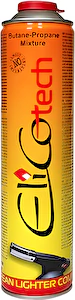 Plynová kartuša s propan-butanom 600 ml, závit 7/16“, Elico