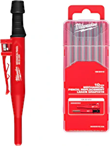 Mechanická stavebná ceruzka s rycím hrotom + tuhy 10ks 2,8 mm Milwaukee