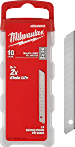 Náhradná odlamovacia čepeľ 9 mm 10ks Milwaukee