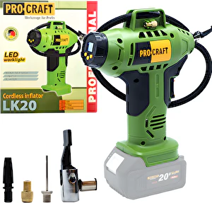 Aku kompresor LK20 (bez akumulátoru a nabíjačky) Procraft