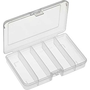 Plastový organizér 165x112x31mm, 5 priehradok, PP101BTN