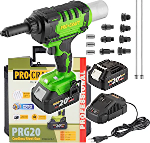 Aku nitovacia pištoľ PRG20 Procraft