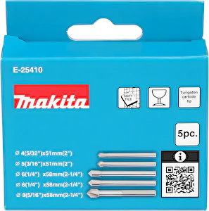 Sada vrtákov do skla 5ks, 5-8mm Makita