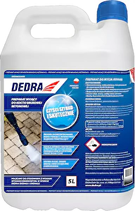 Čistiaci prostriedok na betón a zámkovú dlažbu 5L Dedra