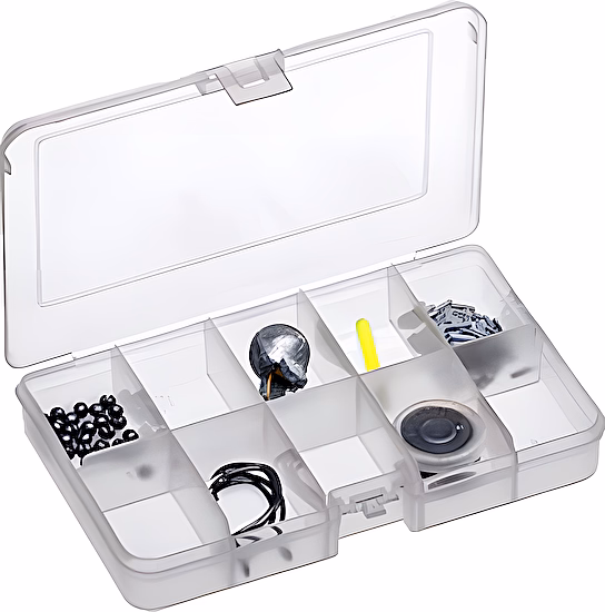 Plastový organizér 165x112x31mm, 10 priehradok, Pp101ftn