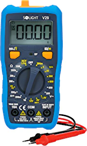 Multimetermultimeter, max. AC 600V, max. DC 600V/10A, NCV V29 Solight
