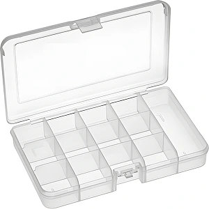 Plastový organizér 165x112x31mm, 13 priehradok, PP101ETN