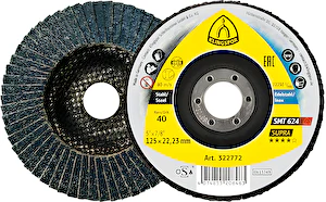 Brúsny lamelový kotúč 150/Z60 SMT624 Supra nerez, oceľ Klingspor