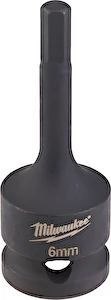 Hlavice HEX 1/2" na HEX 6 mm Milwaukee