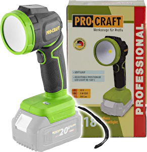 AKU LED reflektor LL18bb (bez batérie a nabíjačky) Procraft