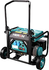 Benzínová elektrocentrála 230V, 3,5kW, 7,5HP, podvozok, ručný start Heron