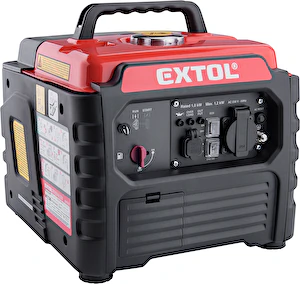 Elektrocentrála invertorová rámová 1F, 1,2kW, 1,75HP, ručný štart Extol