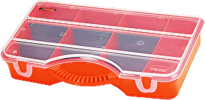 Plastový organizér 360x240x70mm, 10 priehradok, TO710 čierny
