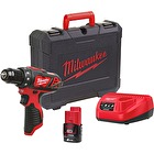 Aku vŕtačka / skrutkovač M12 BDD-201C bez príklepu Milwaukee