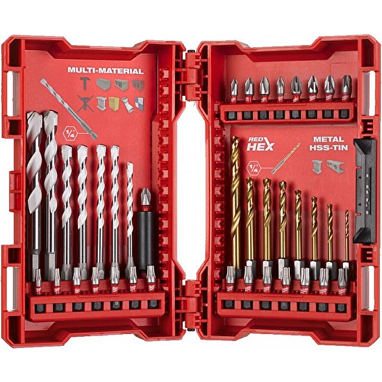 Sada bitov a vrtákov SHOCKWAVE IMPACT DUTY (39ks) Milwaukee