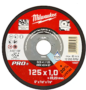 Rezný kotúč PRO+ SCS 41/125 × 1 mm Milwaukee