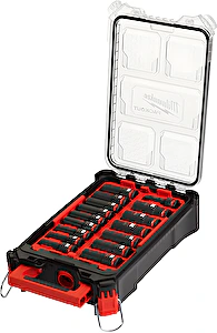 Sada predĺžených nástrčných 1/2" Hex kľúčov SHOCKWAVE 16ks Milwaukee