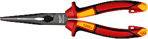 VDE kliešte dlhé zaguľatené 205mm Milwaukee
