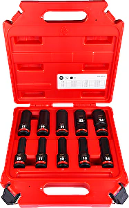 Sada nástrčných 1/2" kľúčov SHOCKWAVE 10ks Milwaukee