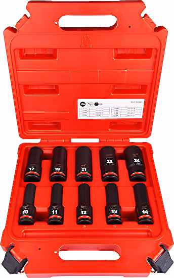 Sada nástrčných 1/2" kľúčov SHOCKWAVE 10ks Milwaukee