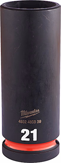 Nástrčný kľúč 1/2" Hex 21mm SHOCKWAVE predĺžený Milwaukee