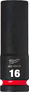 Nástrčný kľúč 1/2" Hex 16mm SHOCKWAVE predĺžený Milwaukee