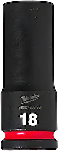 Nástrčný kľúč 1/2" Hex 18mm SHOCKWAVE predĺžený Milwaukee