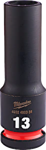 Nástrčný kľúč 1/2" Hex 13mm SHOCKWAVE predĺžený Milwaukee