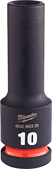 Nástrčný kľúč 1/2" Hex 10mm SHOCKWAVE predĺžený Milwaukee