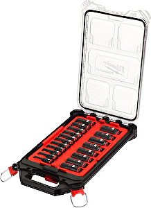 Sada 3/8" predĺžených nástrčný kľúčov SHOCKWAVE 19ks Packout Milwaukee