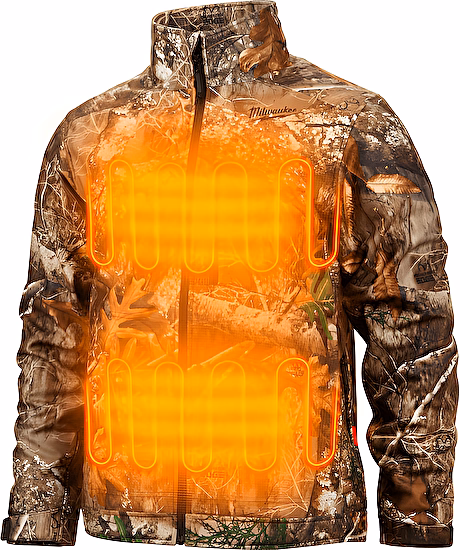 Prémiova poľovnícka vyhrievaná bunda "XXXL" - maskáčová M12 HJ CAMO6-0 Milwaukee