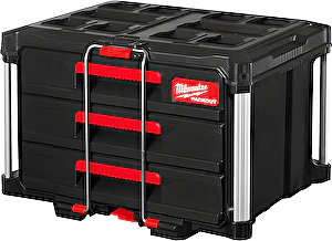 Packout box na náradie s 3 zásuvkami Milwaukee