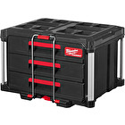 Packout box na náradie s 3 zásuvkami Milwaukee