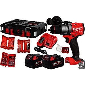 Aku príklepová vŕtačka SET M18FPD3100P-502P M18 FUEL COMBO KIT IN2 Milwaukee