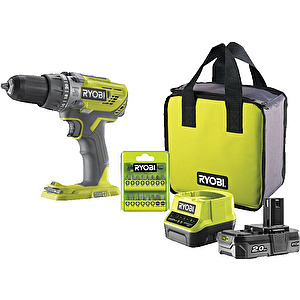 Aku príklepová vŕtačka (1x 2.0Ah) R18PD3-120SA17 Ryobi