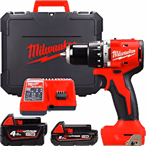 Pr&iacute;klepov&aacute; vŕtačka kompaktn&aacute; M18 BLPDRC-422C Milwaukee